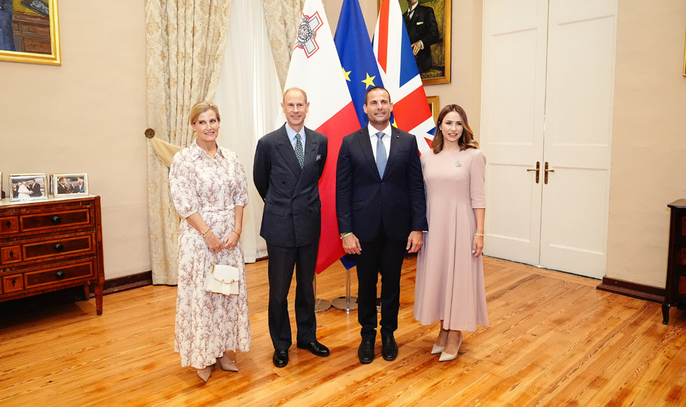 Duchess of Edinburgh and Prince Edward
