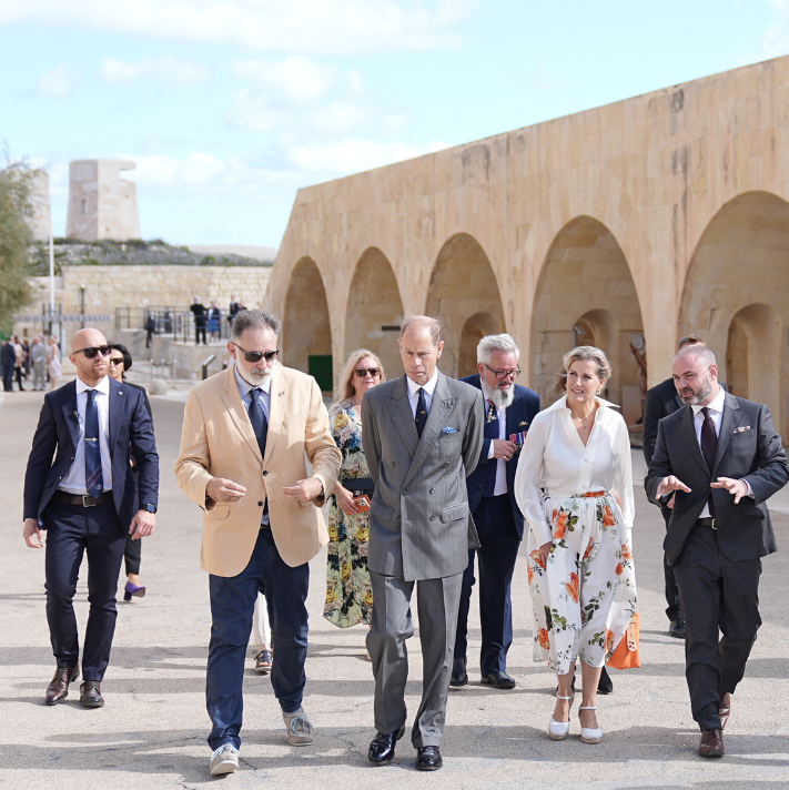 Duchess of Edinburgh and Prince Edward