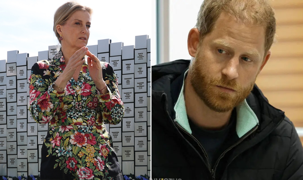 Duchess of Edinburgh and Prince Harry