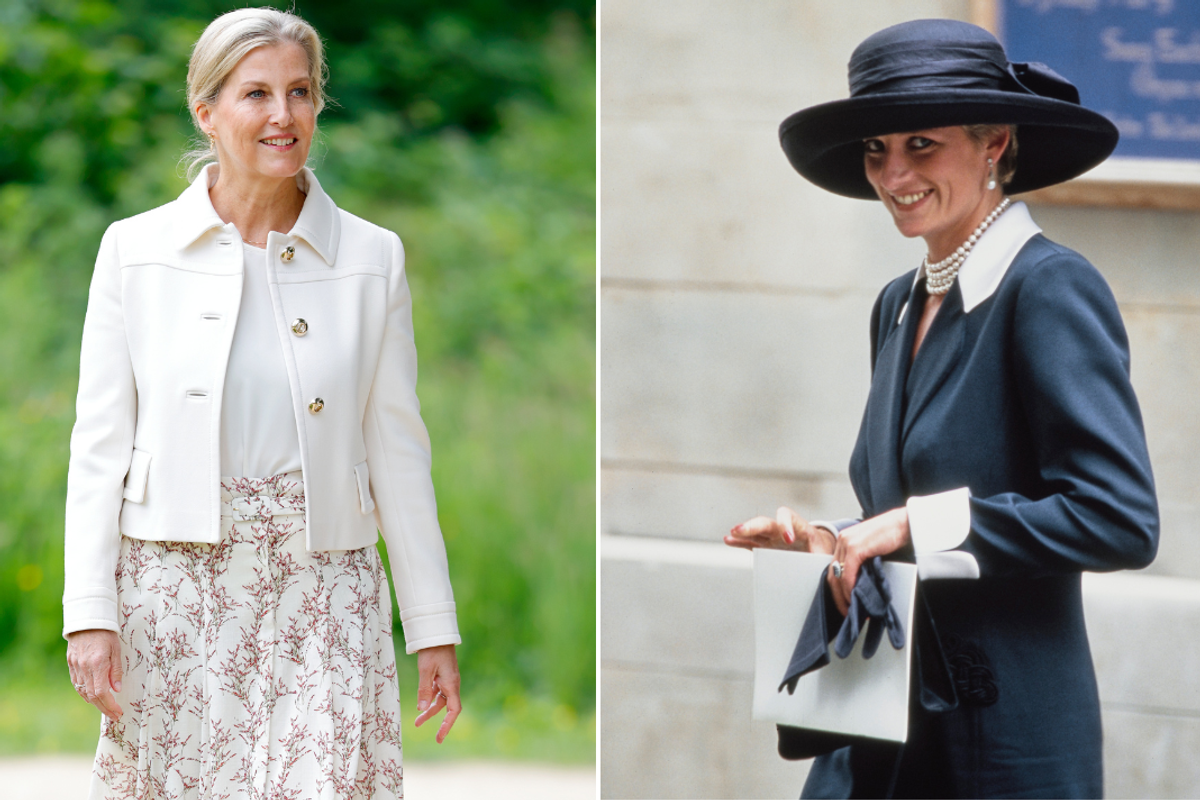 Duchess of Edinburgh and Princess Diana