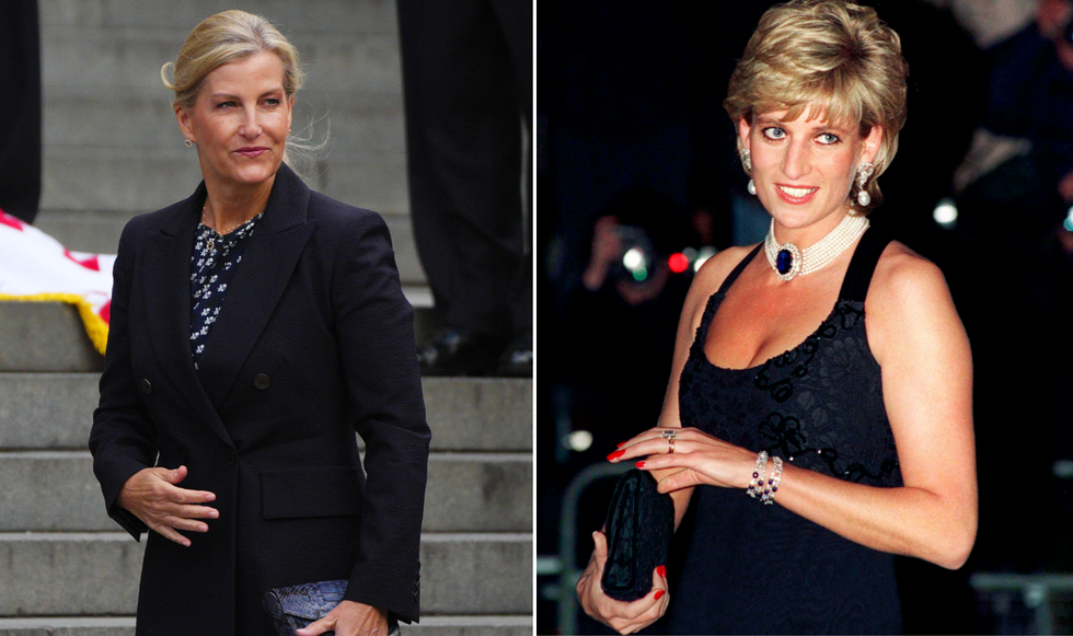 Duchess of Edinburgh and Princess Diana