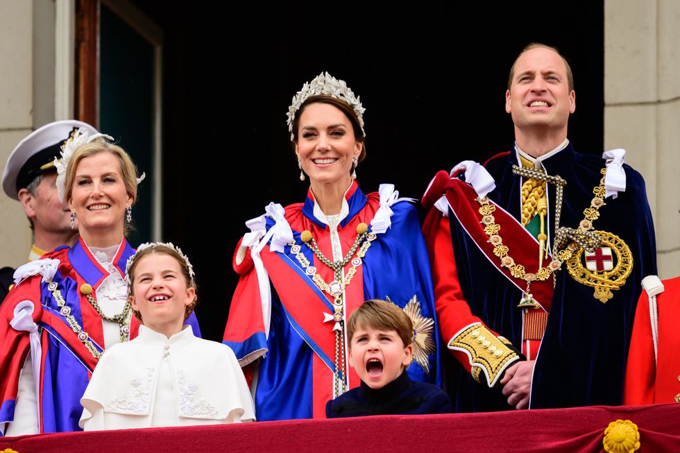 Duchess of Edinburgh, Princess Charlotte, and Prince Louis