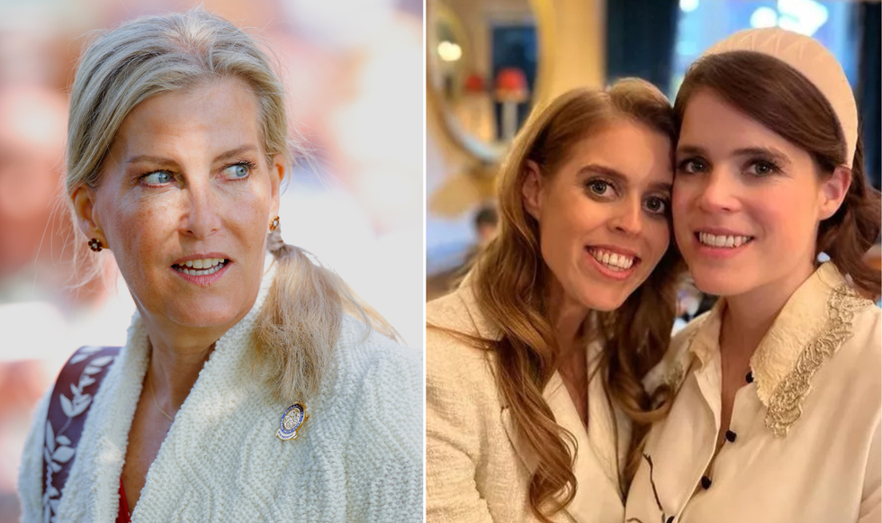 Duchess of Edinburgh, Princess Eugenie and Princess Beatrice