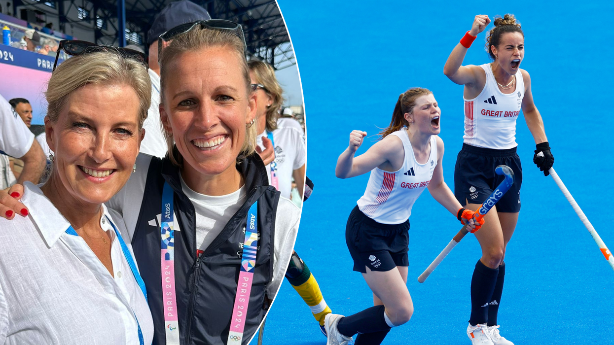 Duchess of Edinburgh/Team GB hockey players