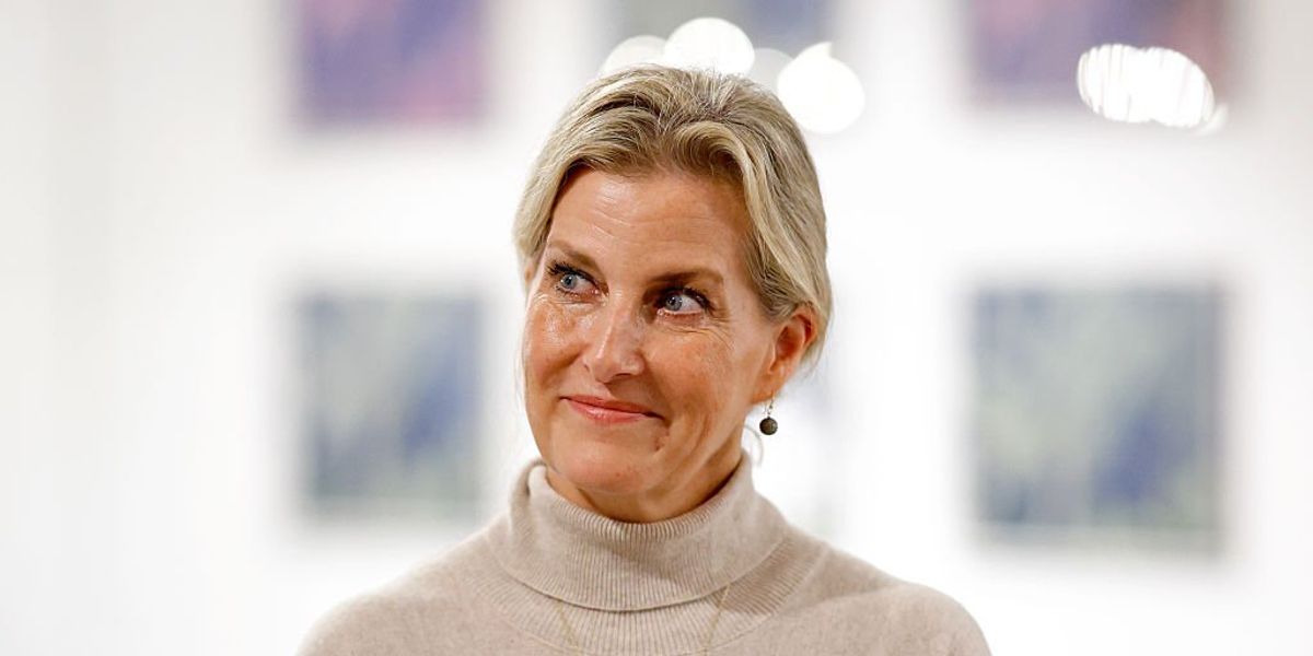 Duchess of Edinburgh dons stylish jumper dress worth nearly £200 during royal outing Duchess of Edinburgh dons stylish jumper dress worth nearly £200 during royal outing