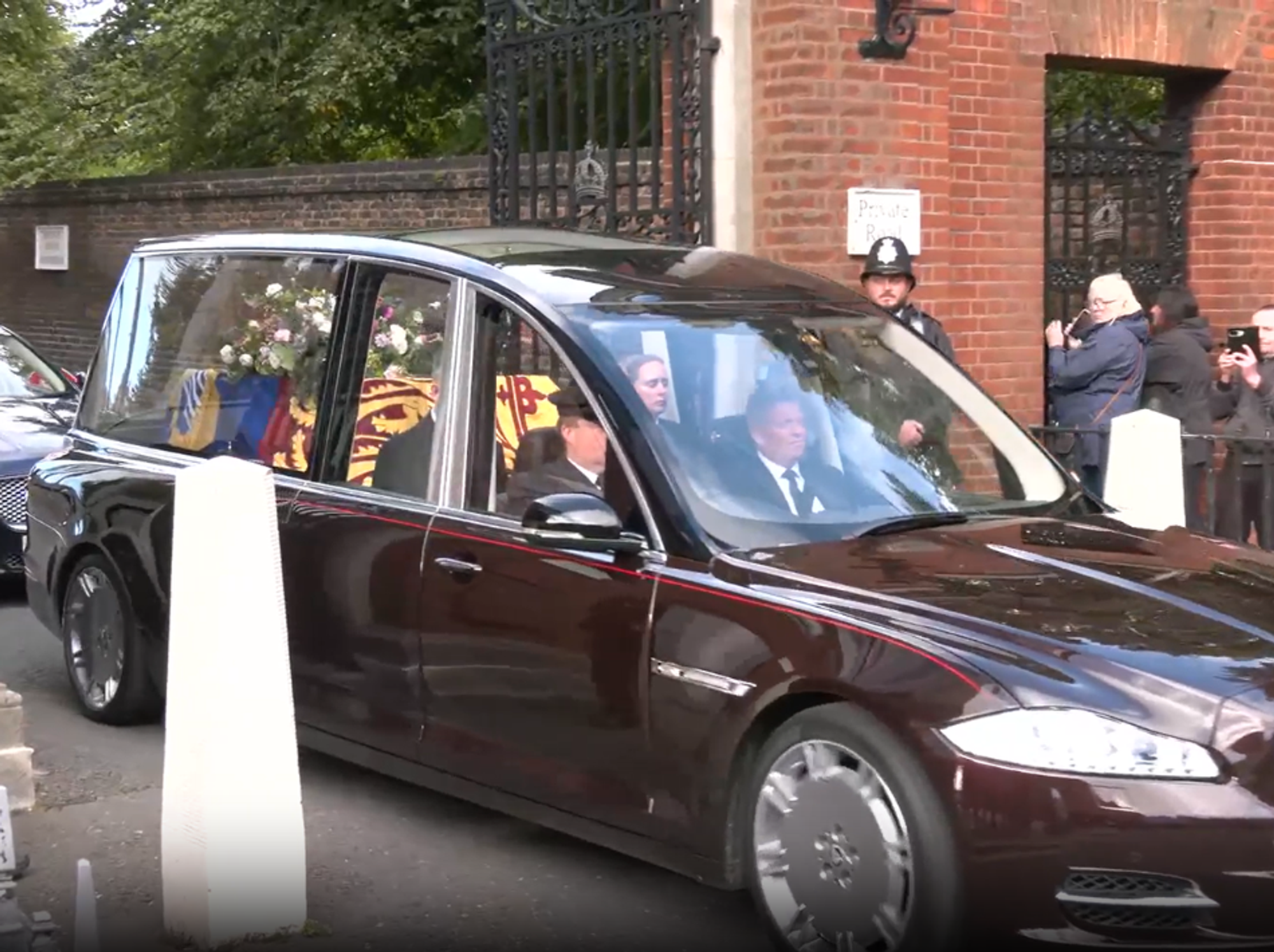 Duchess of Kent's coffin