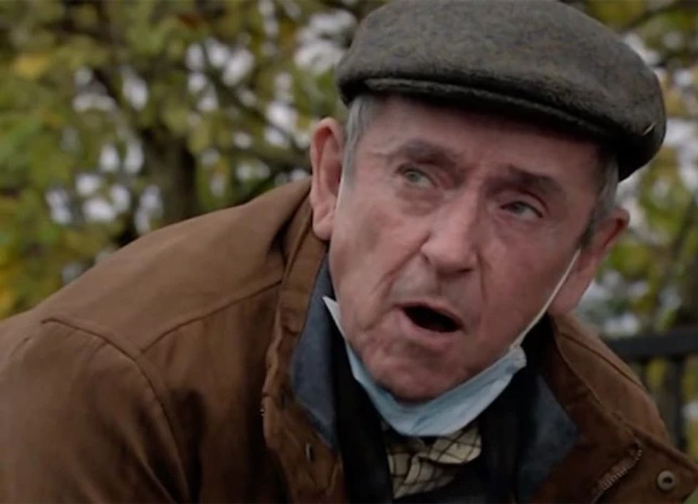 Duggie Brown playing Ted Spear in Coronation Street