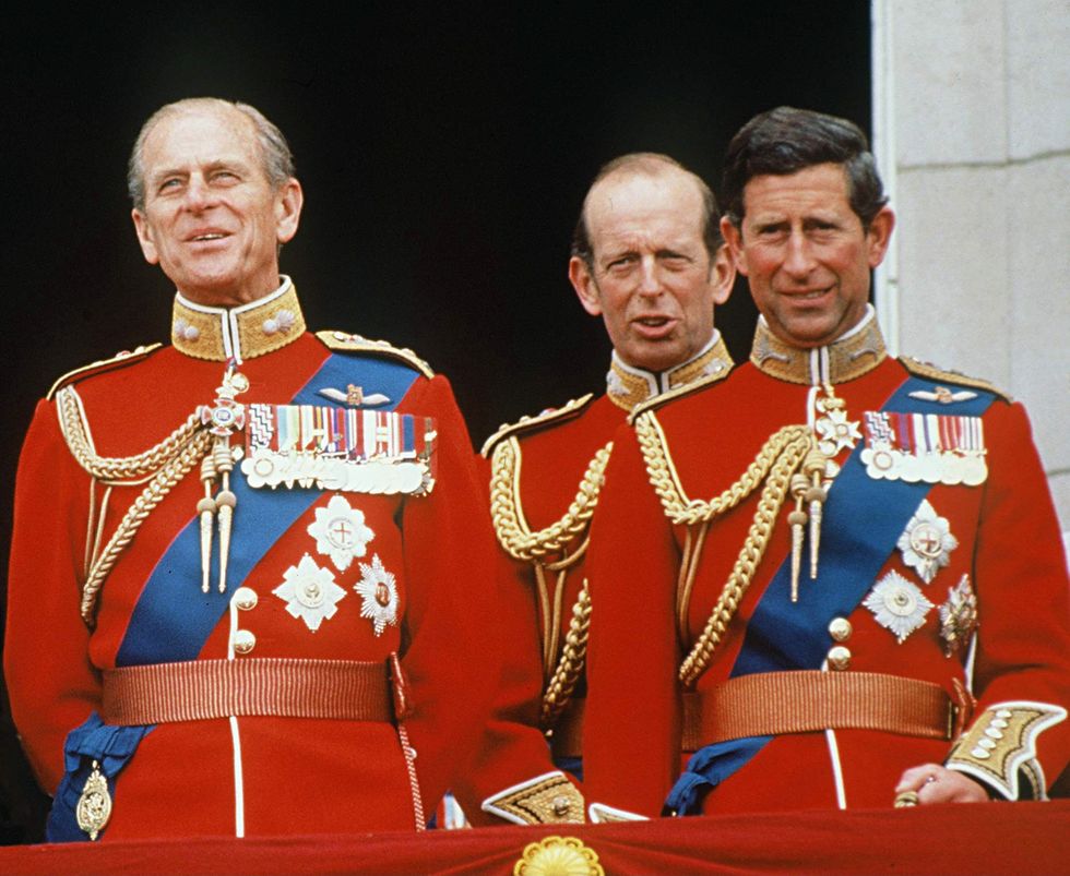 Duke of Kent, Prince Philip and Charles
