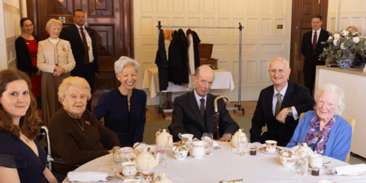 Duke of Kent meets with veteran codebreakers at Bletchley Park Duke of Kent meets with veteran codebreakers at Bletchley Park