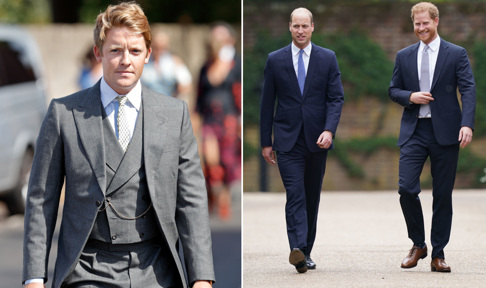 Duke of Westminster, Prince William and Prince Harry