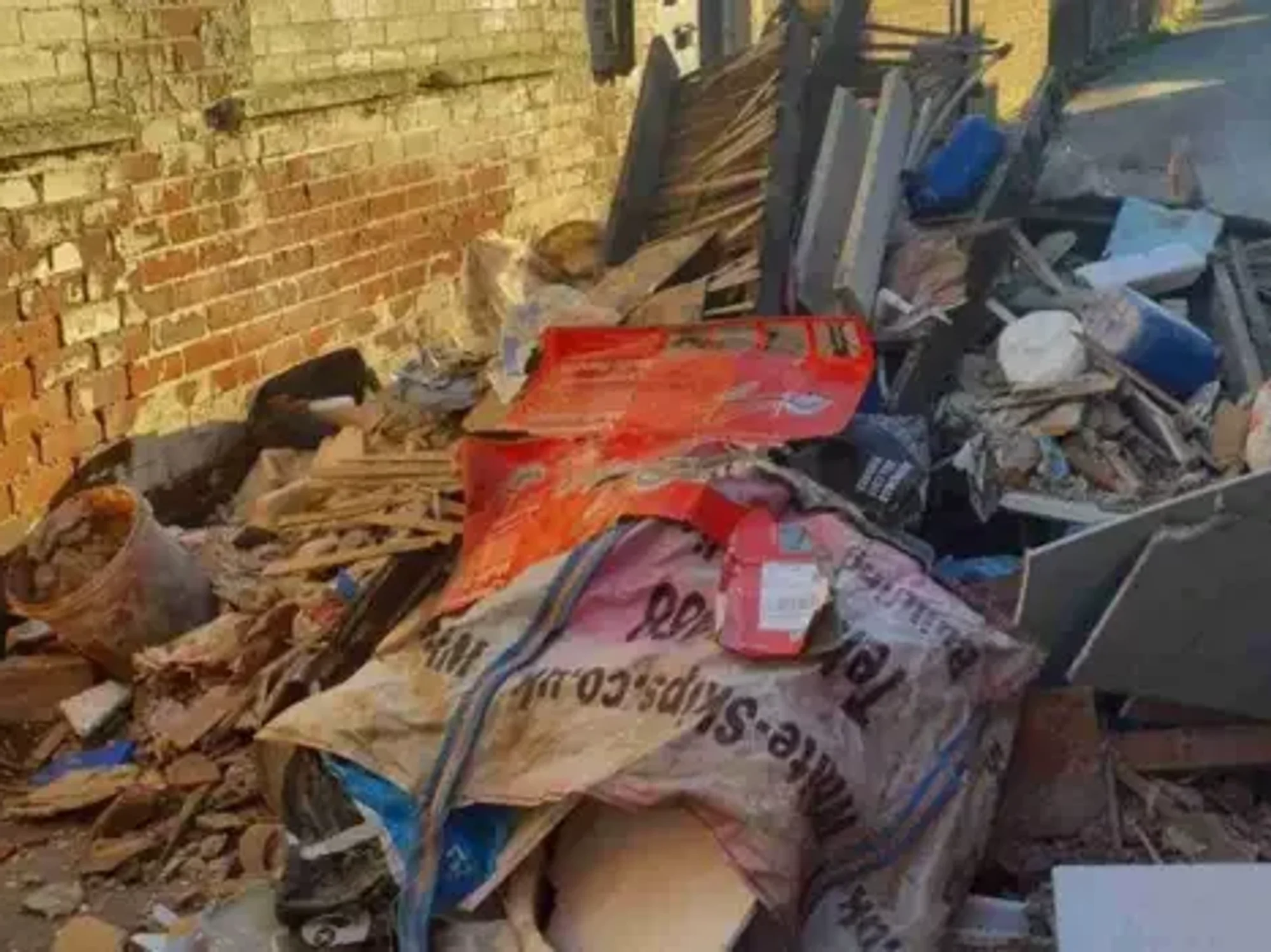 Dumped waste in Hull