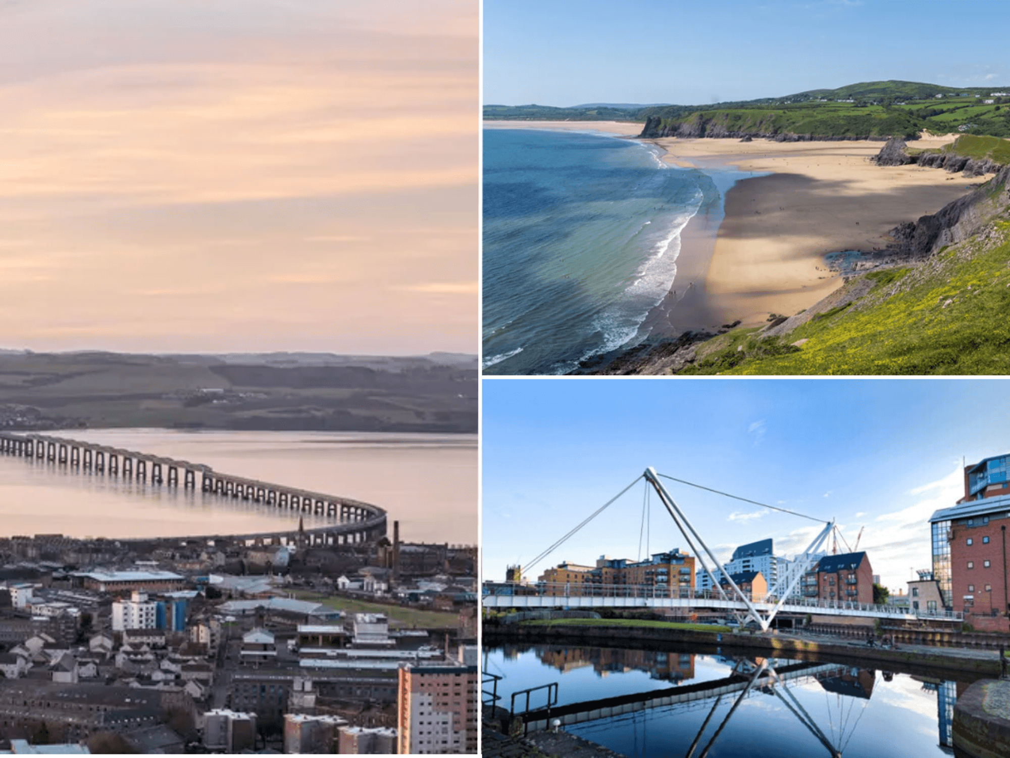 Dundee / Gower Penninsula / Leeds dock