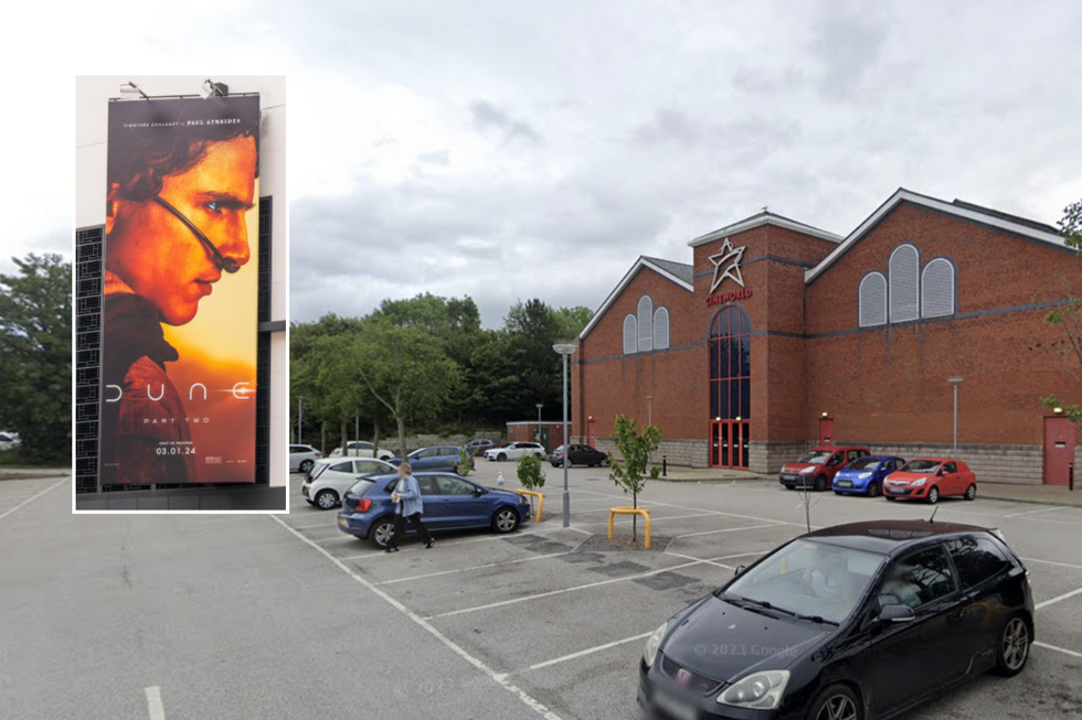 Dune poster and Cineworld