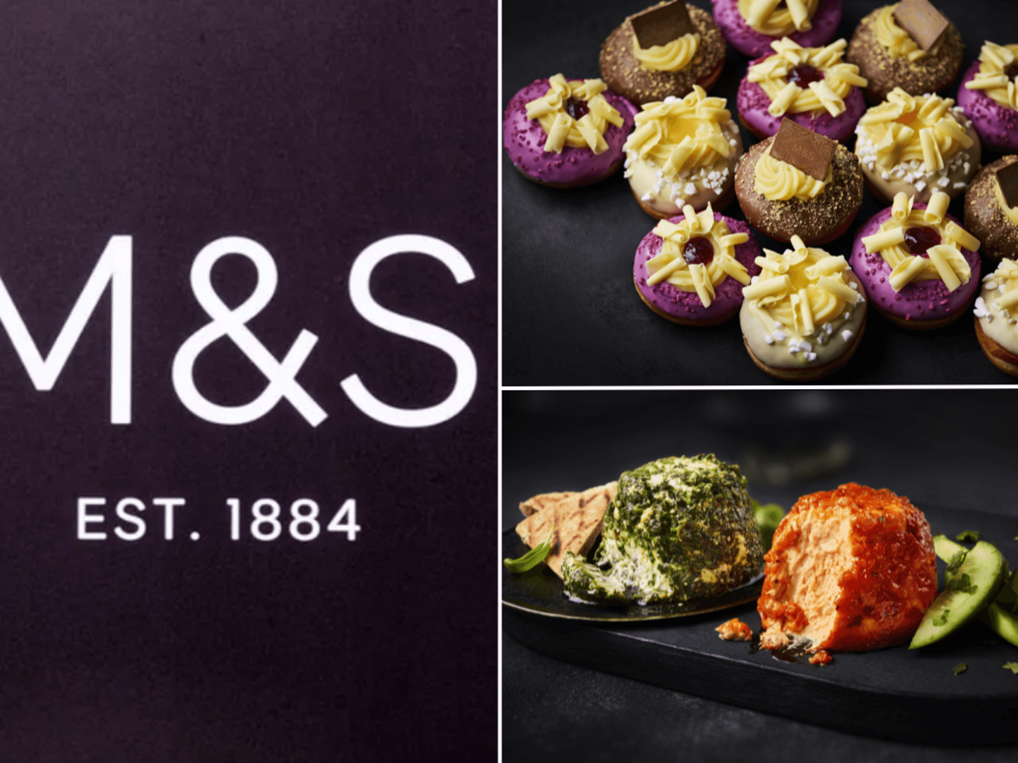 Dunked N' Loaded doughnuts / Creamy Basil Pesto Flip & Dip and Creamy Red Pepper Flip & Dip