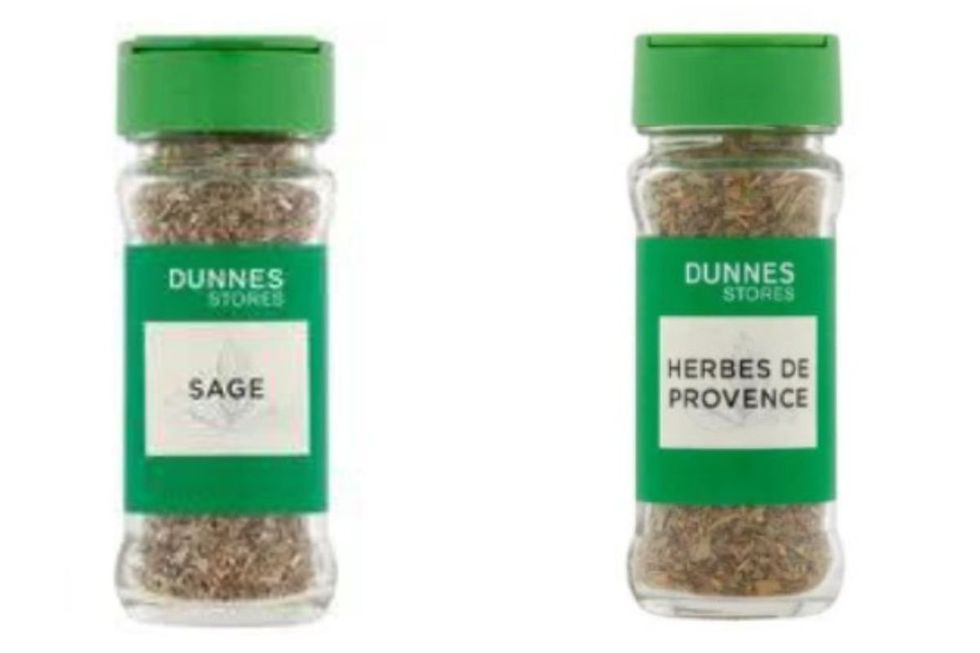 Dunnes Stores Sage and Dunnes Stores Herbes de Provence