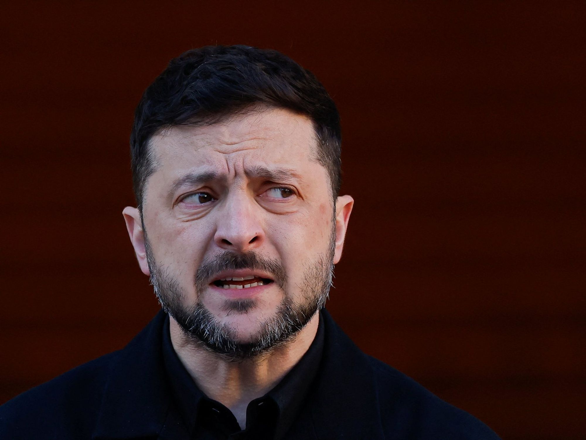  during a bilateral press conference with Ireland's Taoiseach (Prime Minister) Micheal Martin