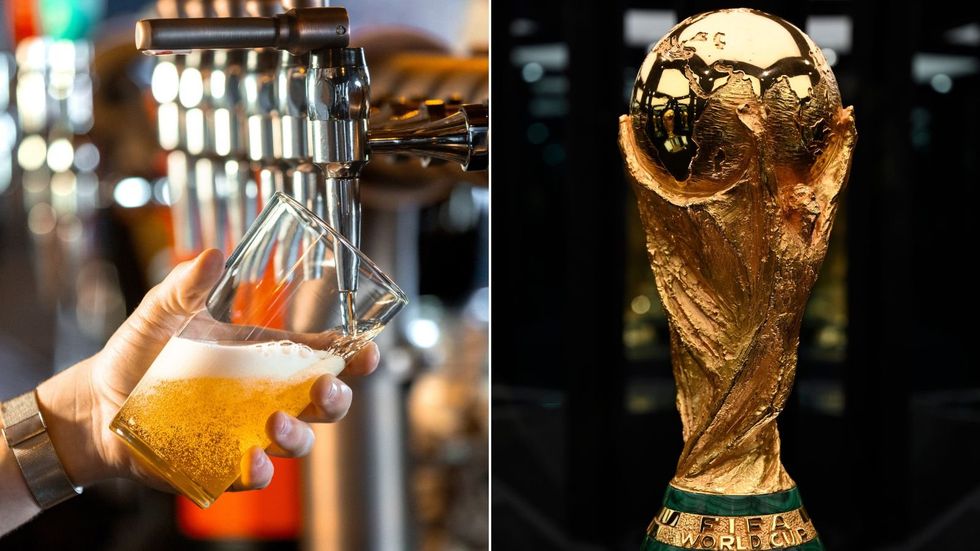 During a major football tournament, such as the World Cup, more and more supporters head to the pub
