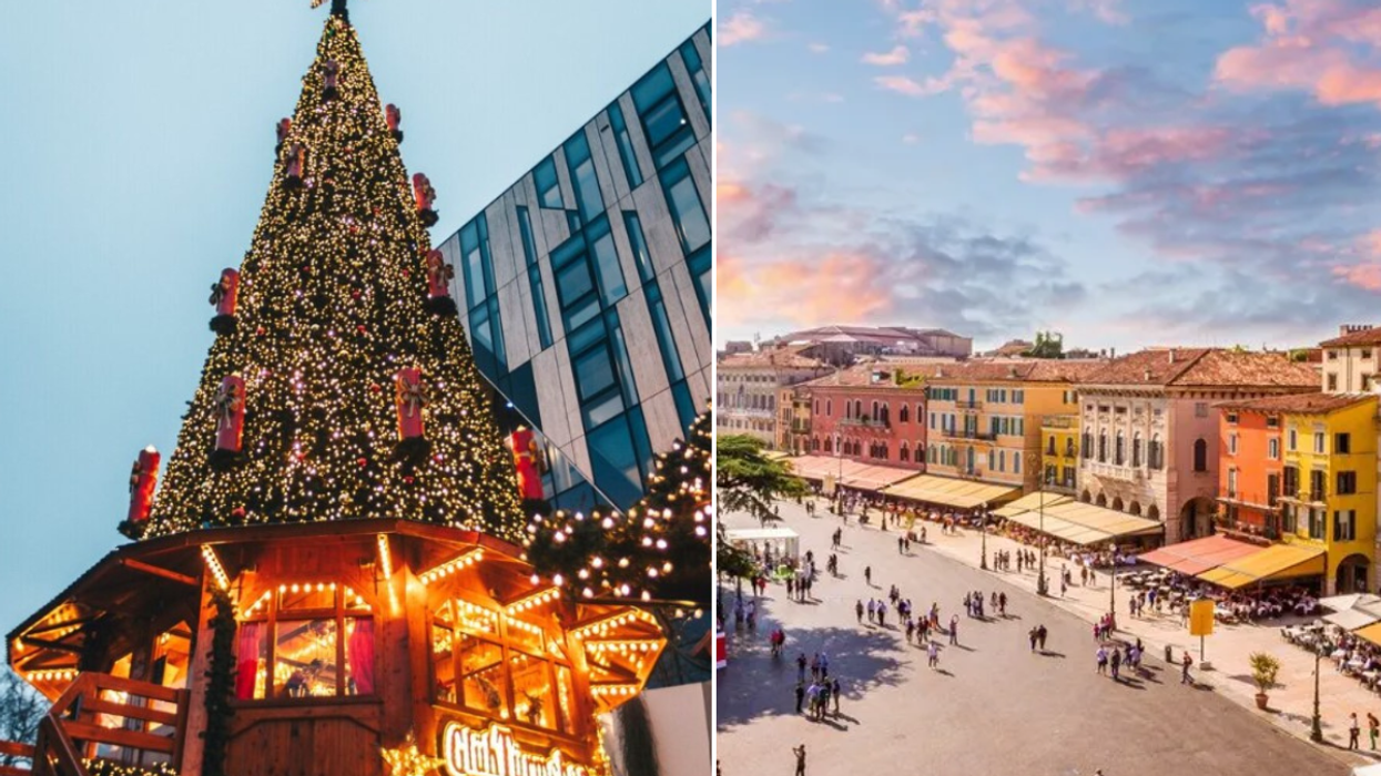 Düsseldorf Christmas tree / Verona Italy