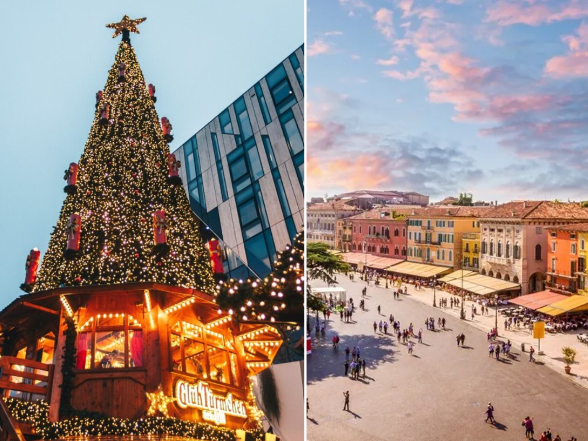 Düsseldorf Christmas tree / Verona Italy