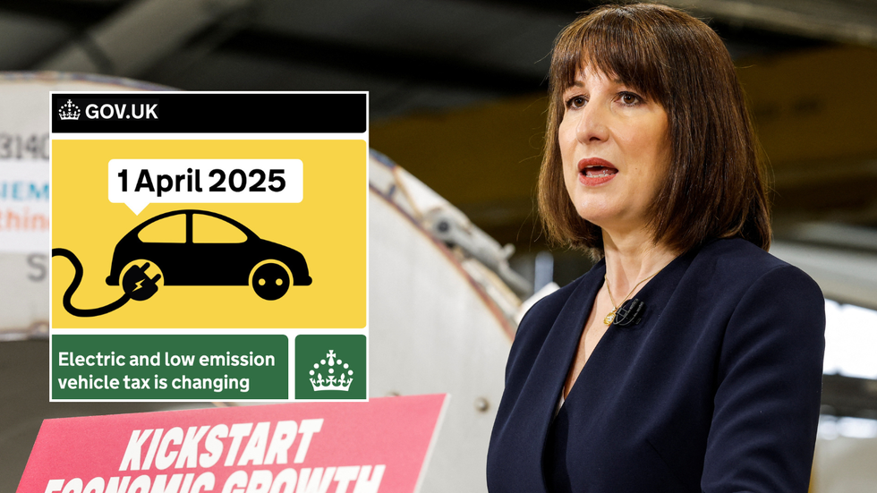 DVLA car tax warning and Rachel Reeves