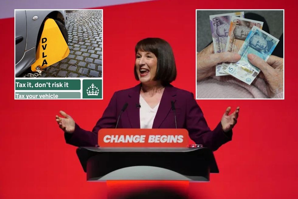 DVLA car tax warning, Chancellor Rachel Reeves and UK money