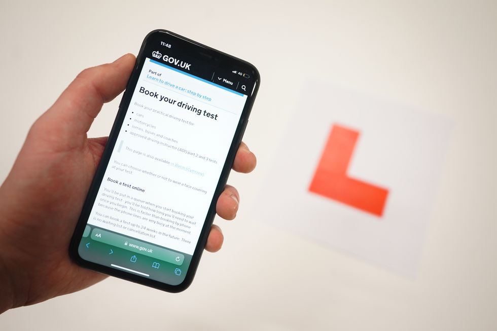 DVLA driving test booking