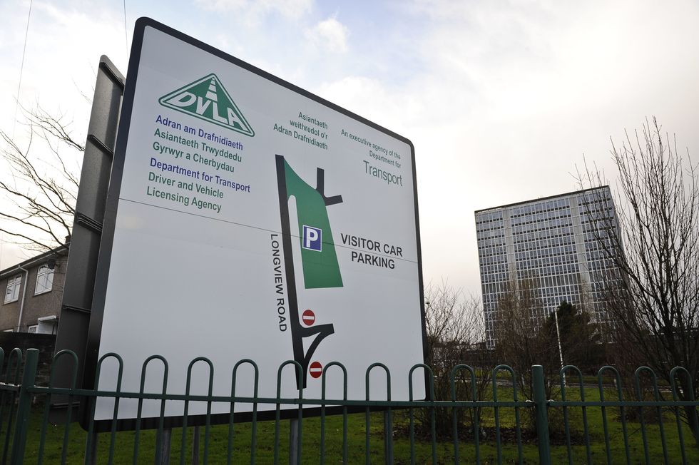 DVLA head office in Swansea