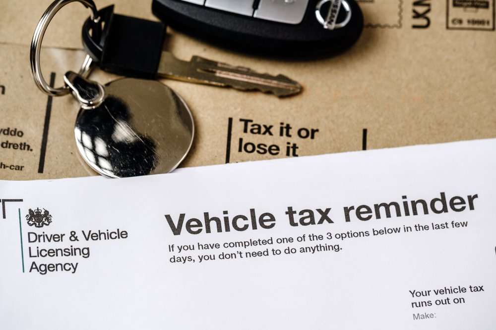 DVLA vehicle tax reminder