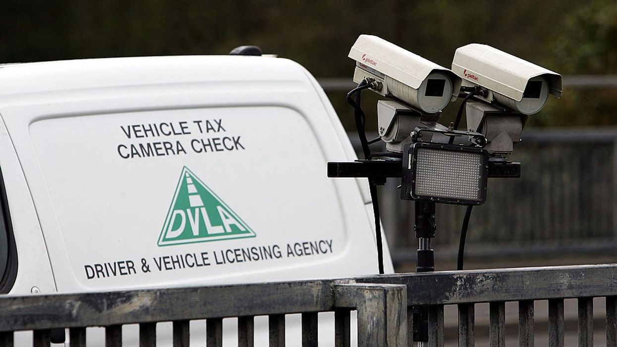DVLA vehicle tax van