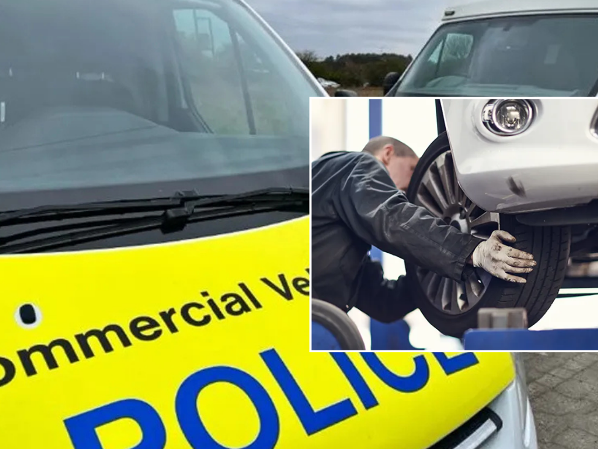 DVSA police vehicle and MOT testing