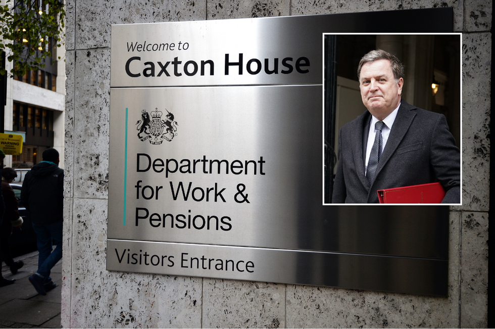 DWP entrance/Mel Stride