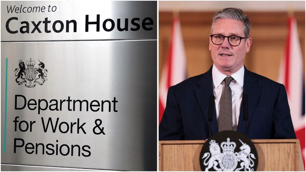 DWP logo / Kier Starmer