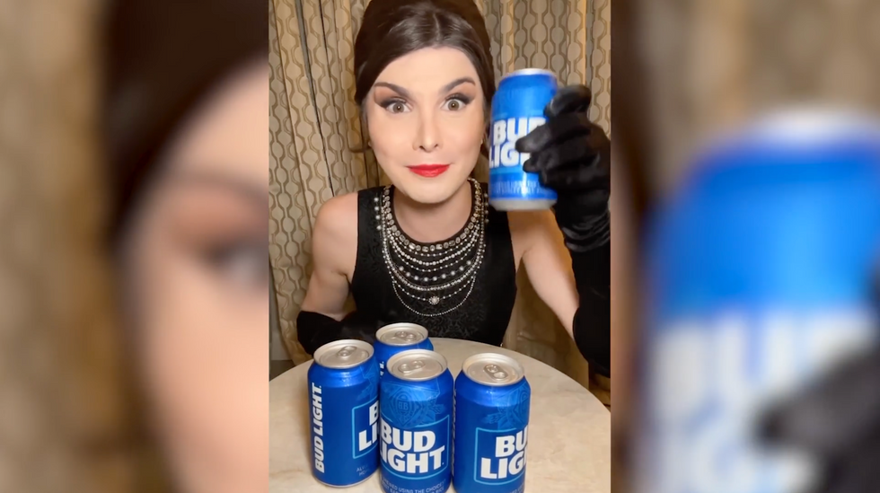 Dylan Mulvaney promotes Bud Light on her TikTok