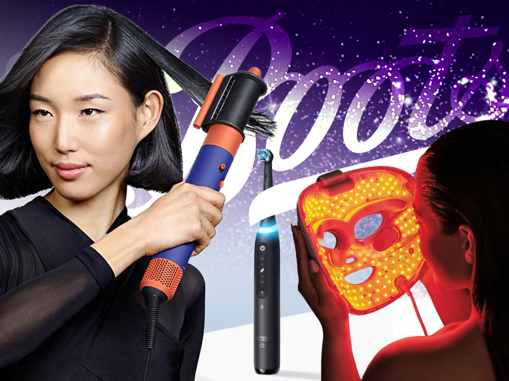 Dyson Airwrap in-use