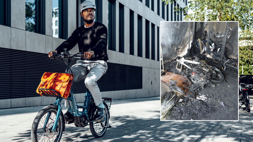 E-bike and house fire