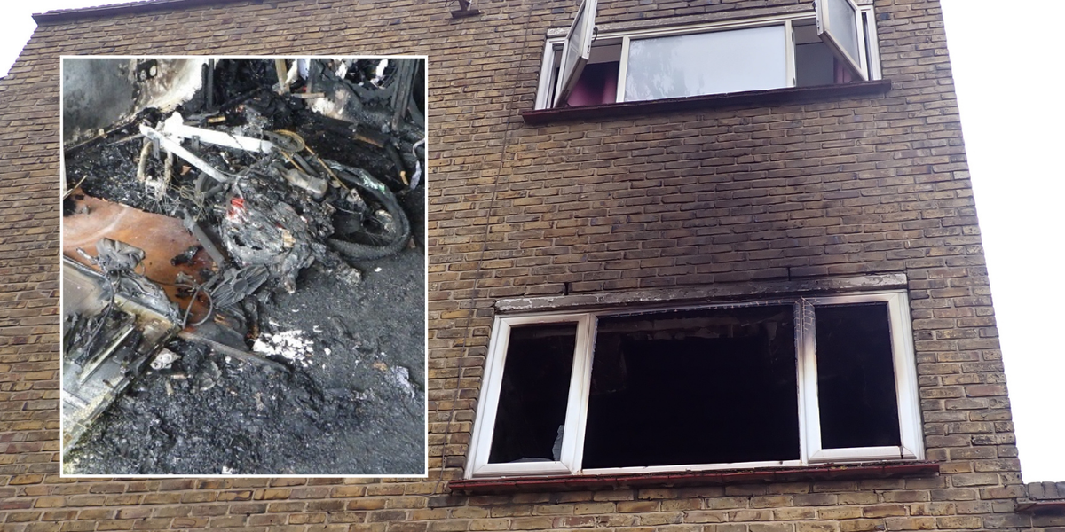 NextImg:Electric bike and scooter fires become 'worryingly common' as blazes across London prompt action