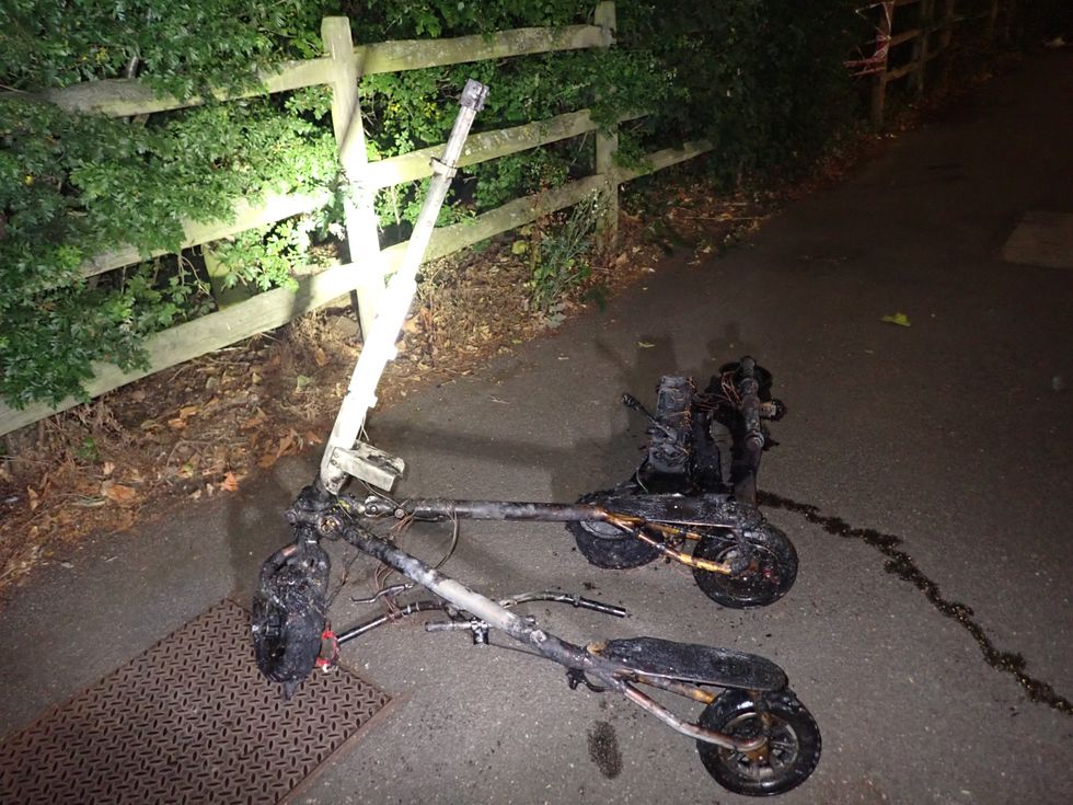 E-bike fire