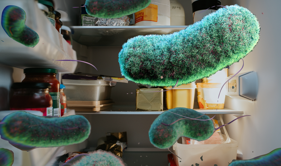 E. coli outbreak in fridge