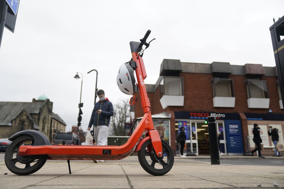 E-scooters are becoming more common in towns and cities.