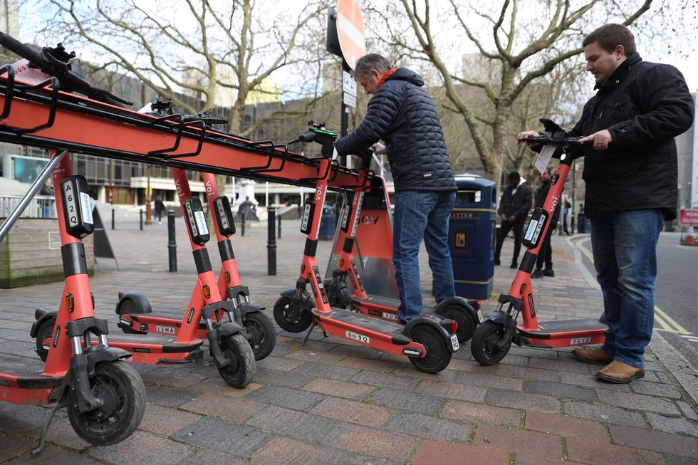 E-scooters in the Portsmouth trial