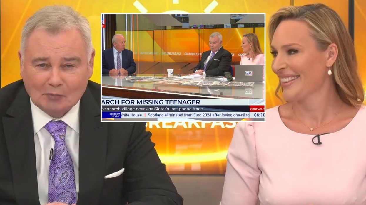 Eamonn and Isabel in the new GB News studio