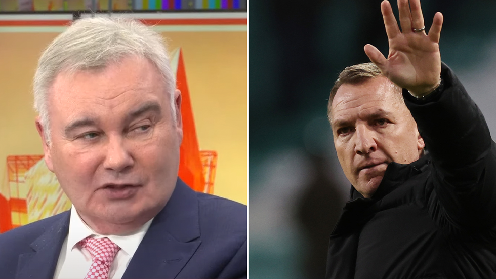 Eamonn Holmes and Brendan Rodgers