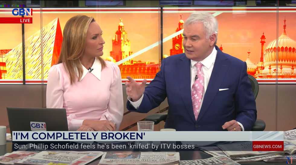 Eamonn Holmes and Isabel Webster