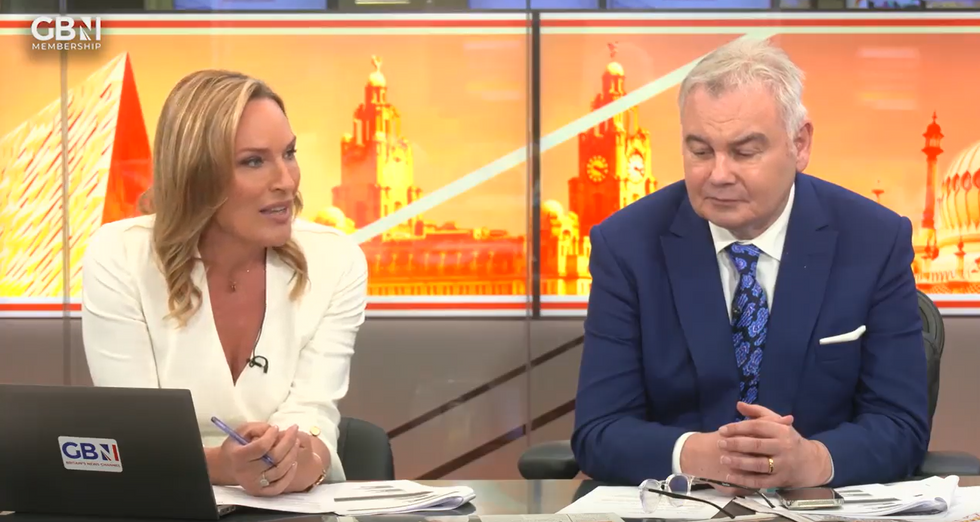 Eamonn Holmes and Isabel Webster