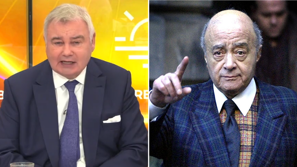 Eamonn Holmes and Mohamed Al-Fayed