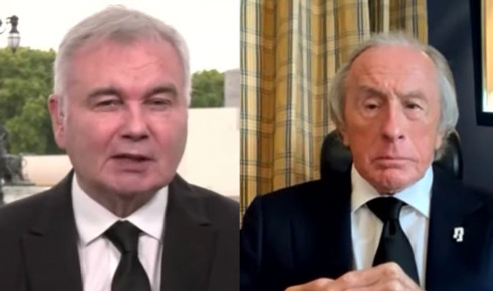 Eamonn Holmes and Sir Jackie Stewart