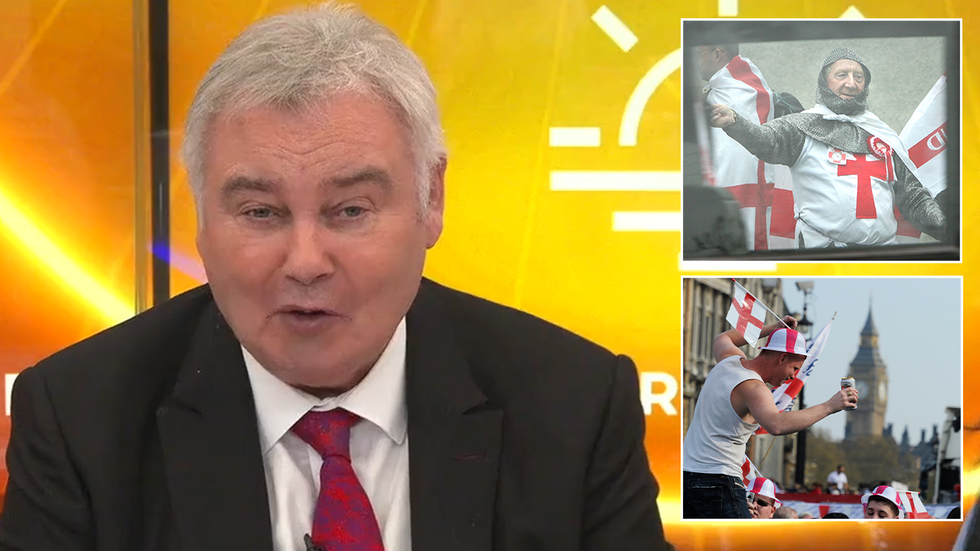 Eamonn Holmes and St George's Day celebrations
