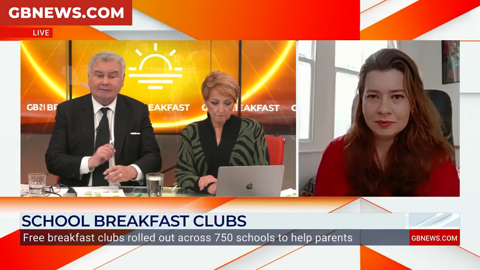 Eamonn Holmes, Anne Diamond and Eve McQuillan