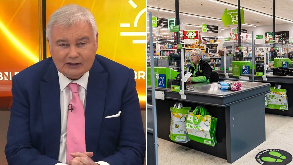 Eamonn Holmes, Asda checkout
