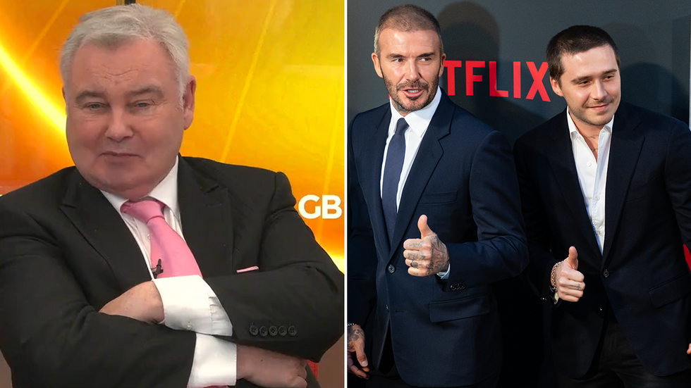 Eamonn Holmes, David Beckham and Brooklyn Beckham